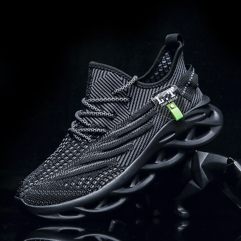 Scarpe da ginnastica sportive da uomo virali TikTok con lacci 2024 alla moda casual con suola intrecciata ultraleggera e testurizzata, scarpe comode | 2206
