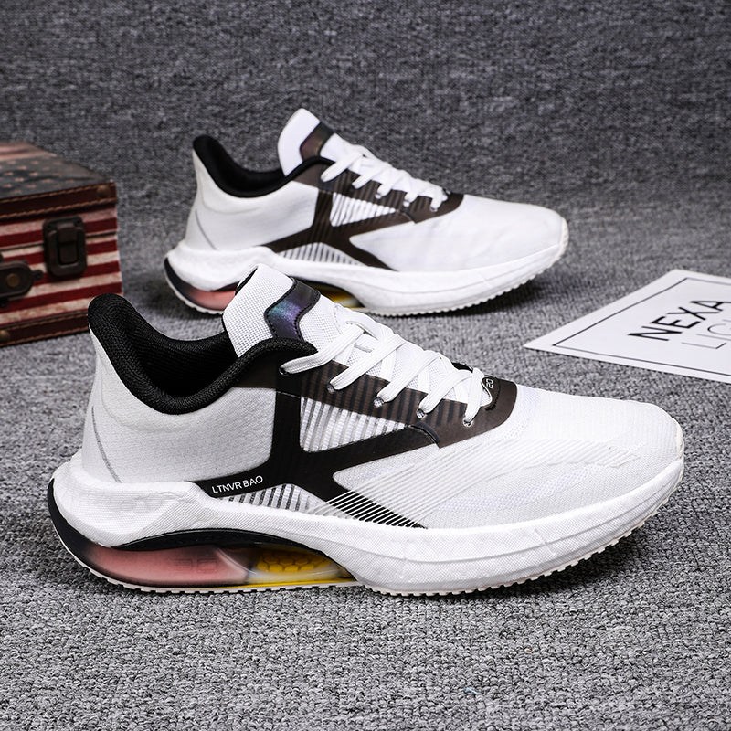 Baskets légères et rembourrées pour hommes, chaussures de course à pied, de sport, élastiques | W2303