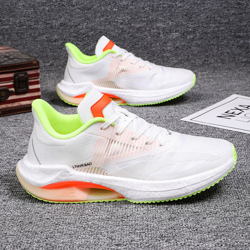 Baskets légères et rembourrées pour hommes, chaussures de course à pied, de sport, élastiques | W2303