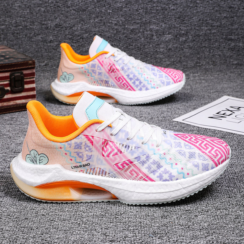 Baskets légères et rembourrées pour hommes, chaussures de course à pied, de sport, élastiques | W2303