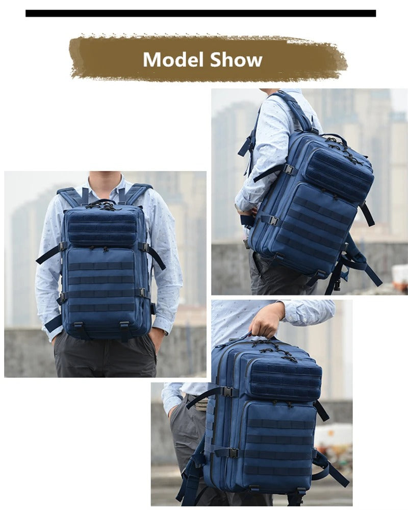 Nouveau sac Molle portable tendance 45L, bagage de voyage en montagne, sac à dos tactique Oxford |