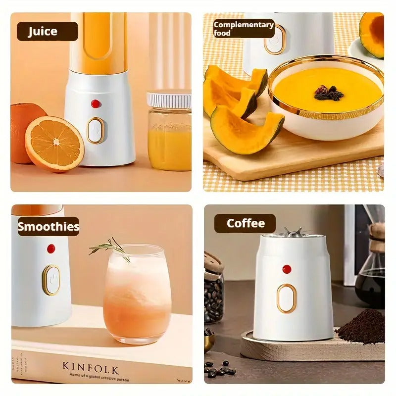 Portable Electric Juicer USB Rechargeable Multifunctional Blender Extracteur for Home | 280187