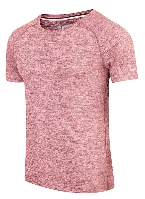 Uomo manica corta asciugatura rapida atletica palestra attiva T-shirt traspirante Top | 6098