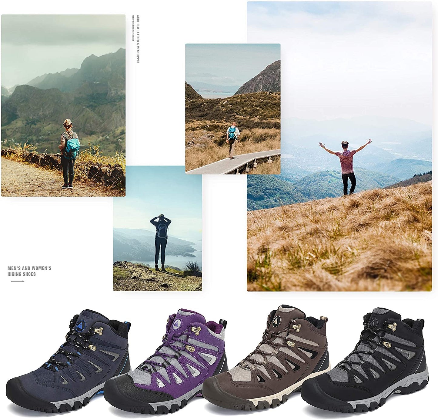 Scarpe da trekking di sicurezza antiscivolo traspiranti impermeabili resistenti per uomo | A15