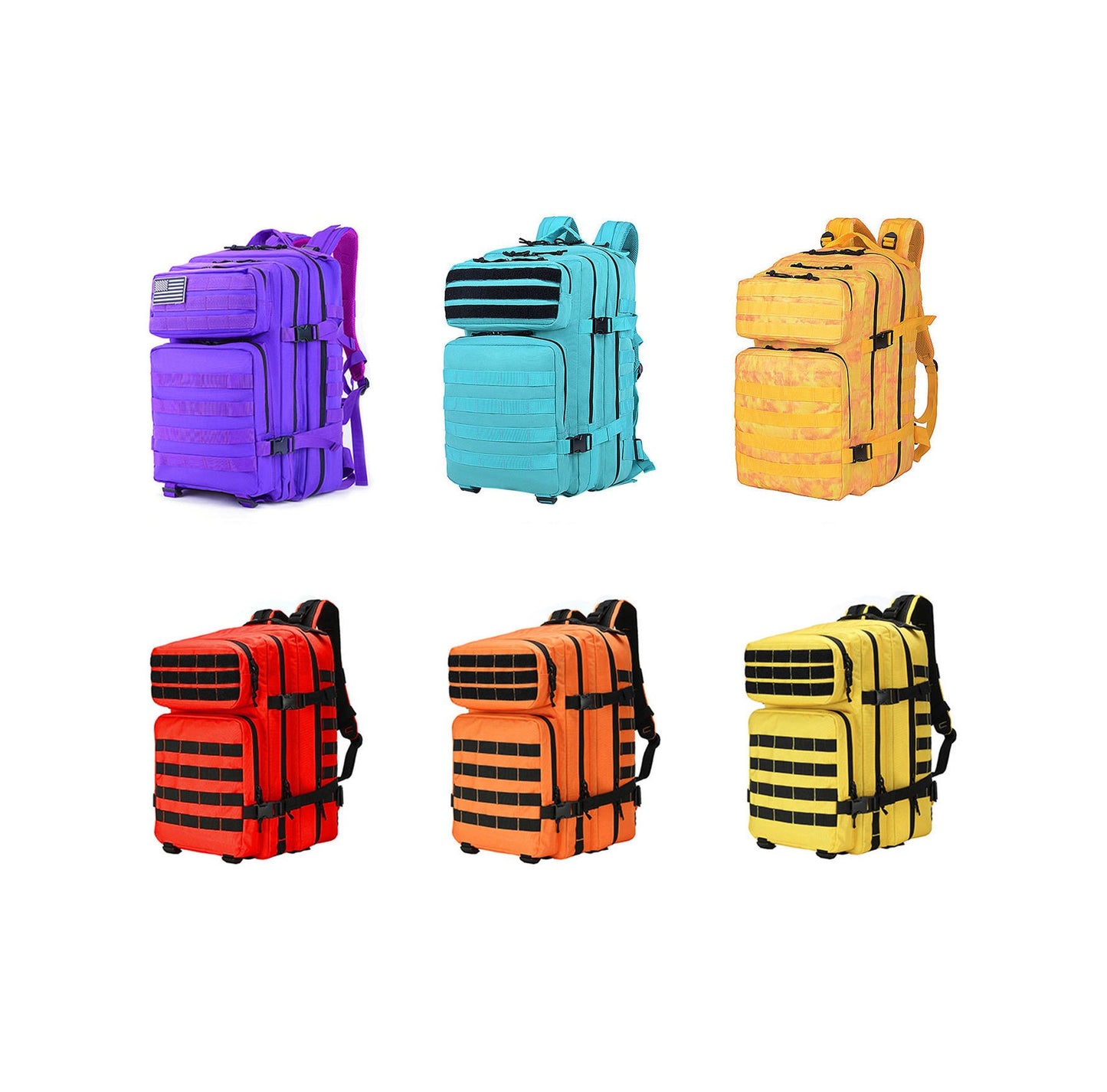 Nouveau sac Molle portable tendance 45L, bagage de voyage en montagne, sac à dos tactique Oxford |