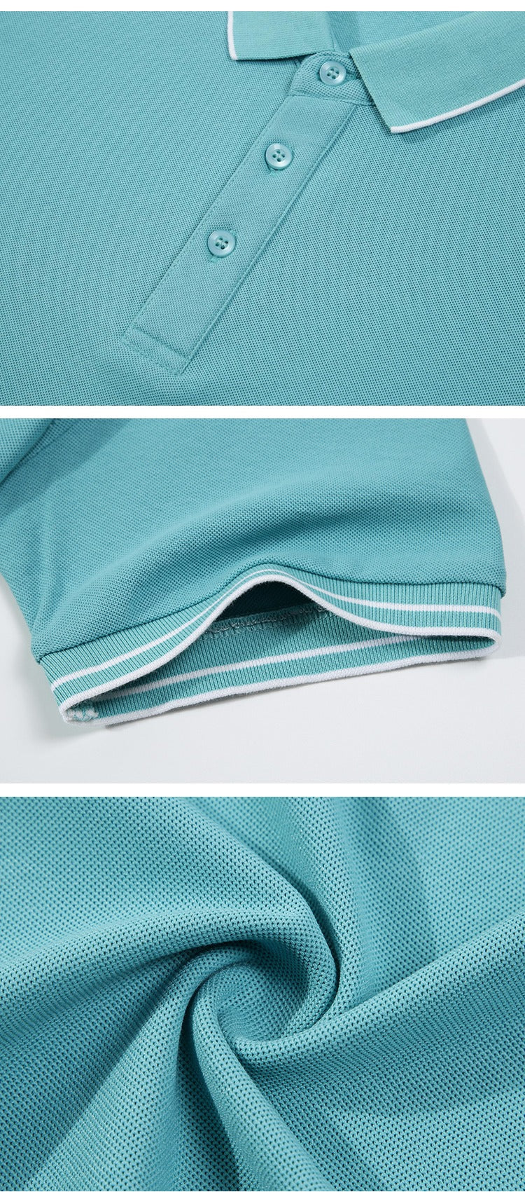 Polo da uomo in 100% cotone, a maniche corte, modello polo | JH-S6001