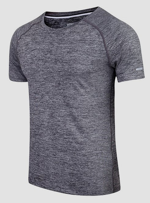 Uomo manica corta asciugatura rapida atletica palestra attiva T-shirt traspirante Top | 6098