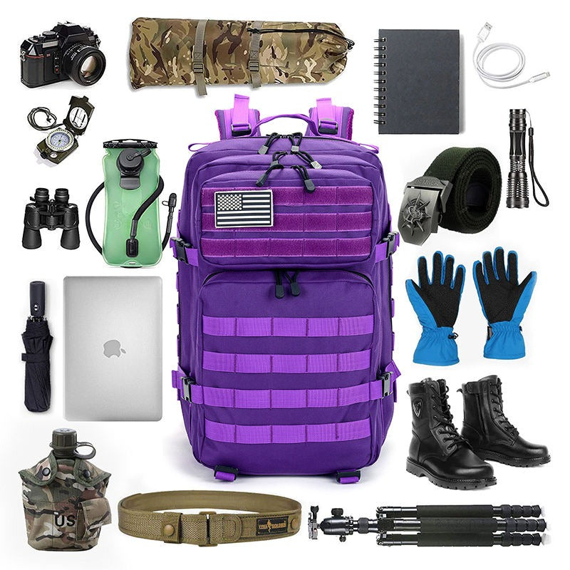 Nouveau sac Molle portable tendance 45L, bagage de voyage en montagne, sac à dos tactique Oxford |