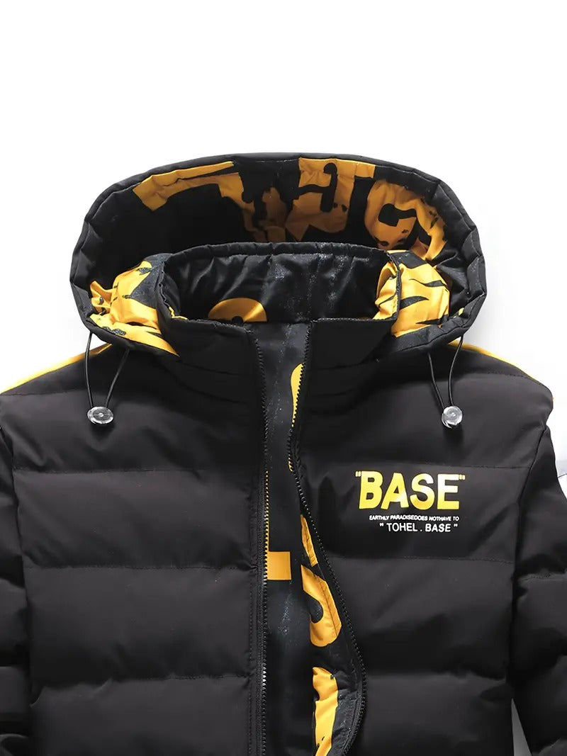 Men's Hooded Puffer Jacket Casual Regular Fit Winter Coat Down Jacket | 2021/TL