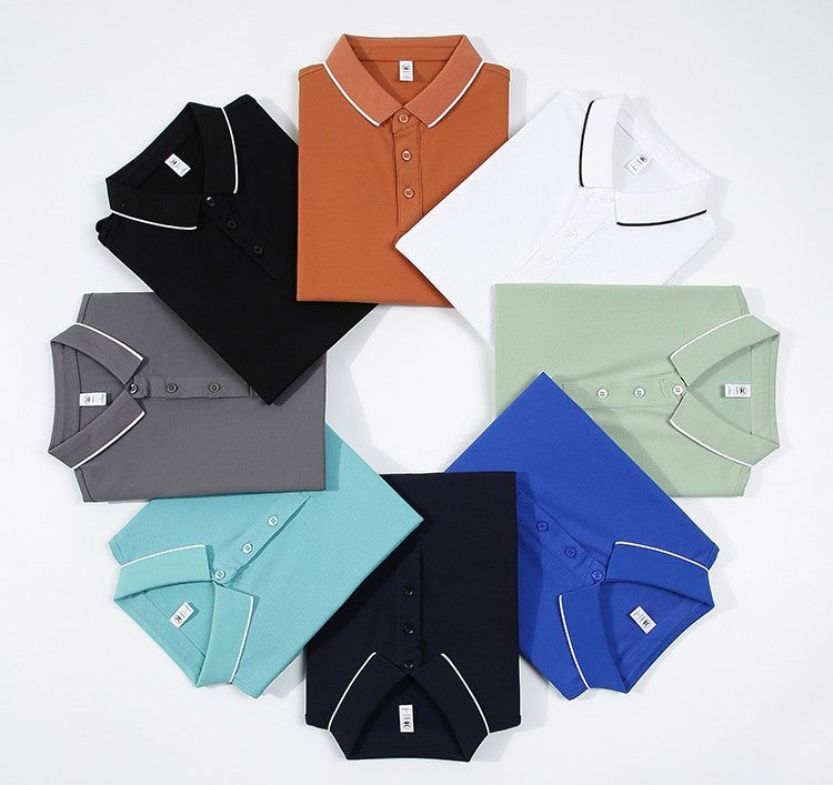 Polo da uomo in 100% cotone, a maniche corte, modello polo | JH-S6001