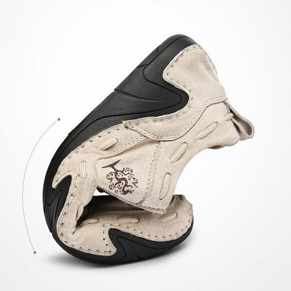 Scarpe da ginnastica casual in pelle da uomo fatte a mano, mocassini traspiranti, scarpe da barca da passeggio | 88897
