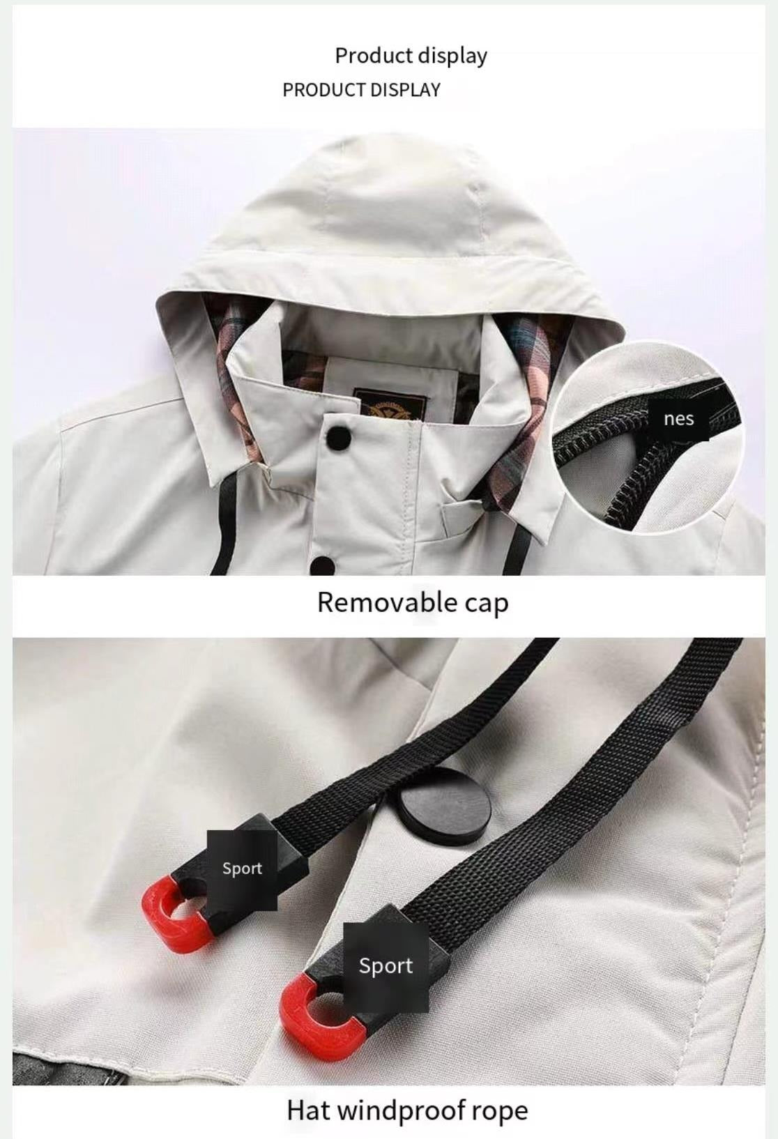 Giacca invernale con cappuccio, casual, calda, con cappuccio, spessa, antivento | 8889