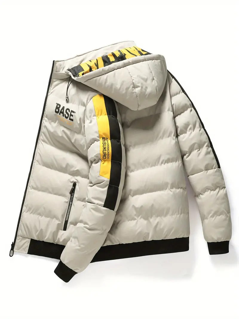 Men's Hooded Puffer Jacket Casual Regular Fit Winter Coat Down Jacket | 2021/TL