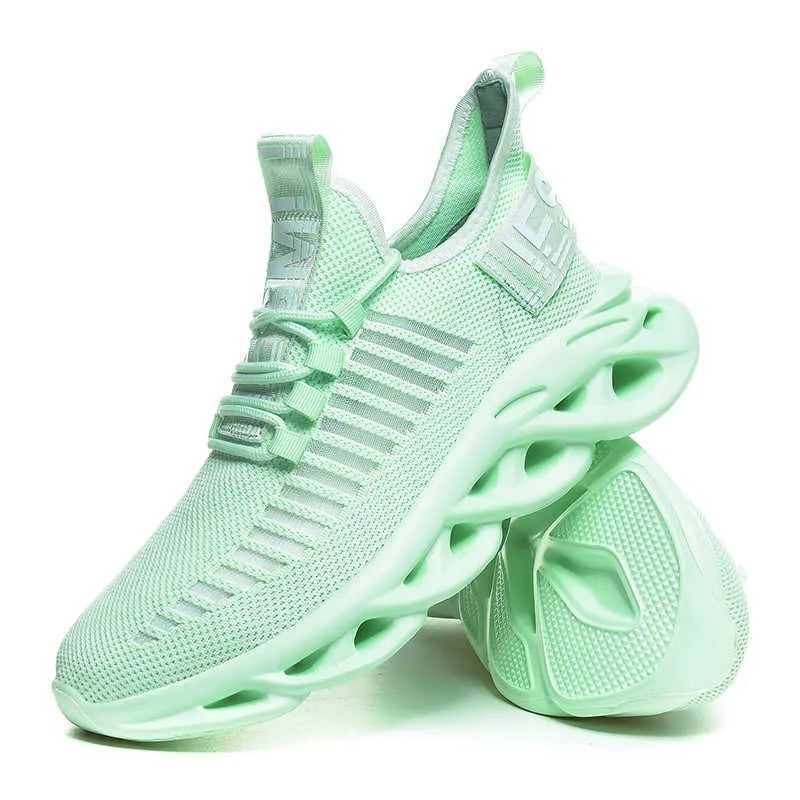 Baskets de marche en tricot respirantes Chaussures de sport légères Baskets de sport basses confortables | G101