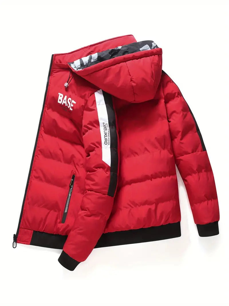 Men's Hooded Puffer Jacket Casual Regular Fit Winter Coat Down Jacket | 2021/TL