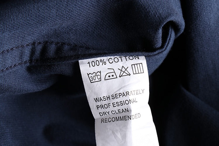 Vintage Workwear Double Pocket Shirt Retro Casual Classic Shirt Top for Men | V38
