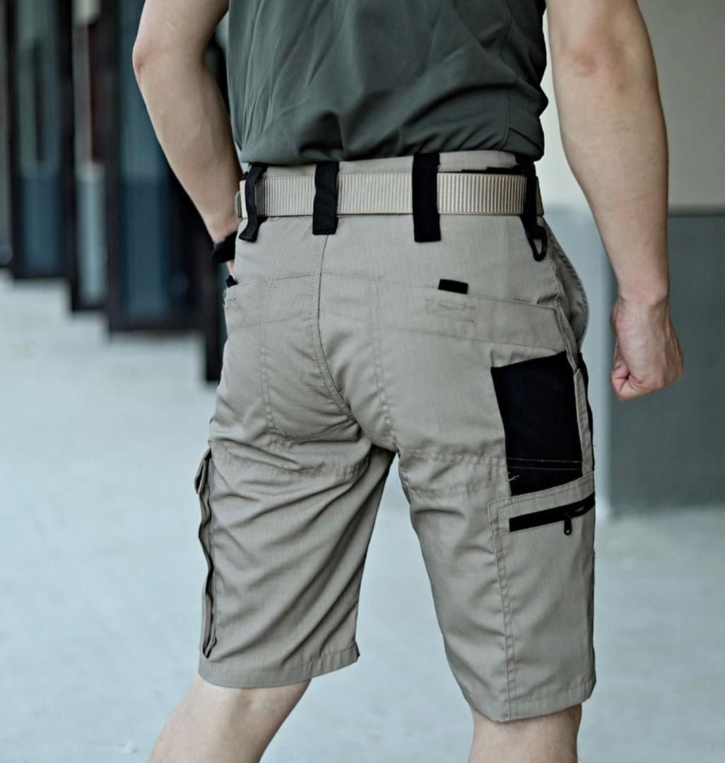 Pantaloncini cargo da lavoro da uomo con multitasche per allenamento da corsa all'aperto, pantaloncini da trekking, pantaloni tattici impermeabili | RSP01