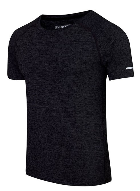 Uomo manica corta asciugatura rapida atletica palestra attiva T-shirt traspirante Top | 6098