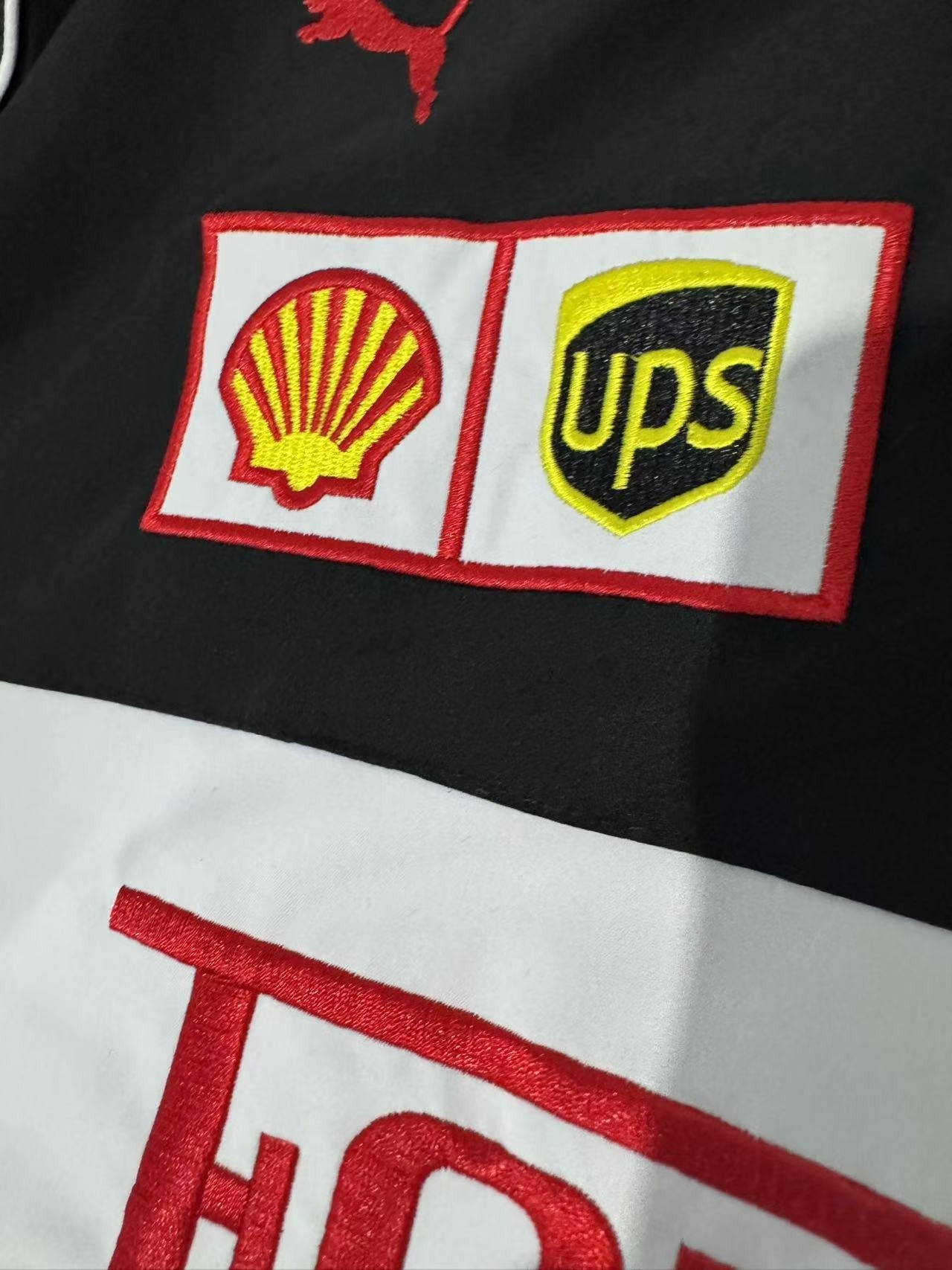 F1 Ferrari Embroidered Racing Suit Jacket Retro Style Motorcycle Riding Jacket for Spring & Autumn | AL776286320703