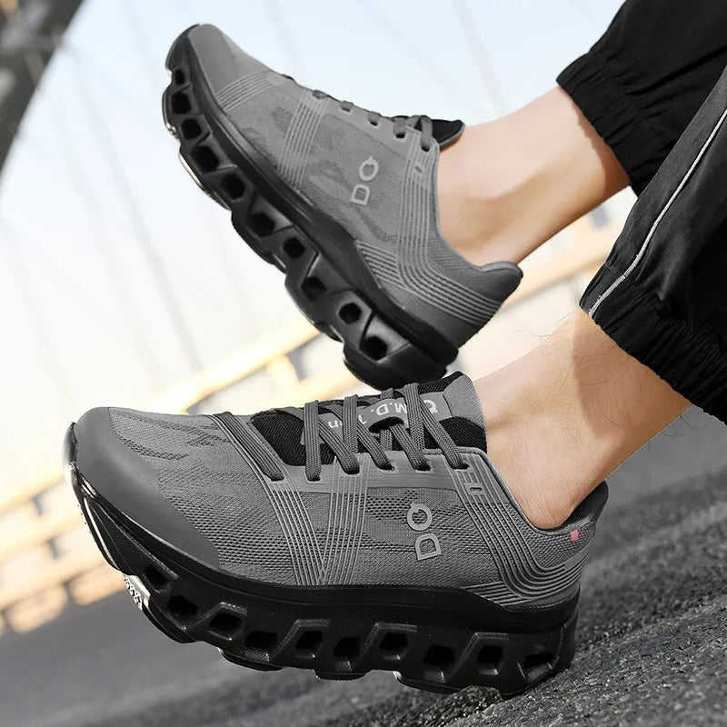 Baskets à lacets haute technologie pour hommes, chaussures de sport respirantes à semelle absorbant les chocs, chaussures de course de haute qualité | 9916