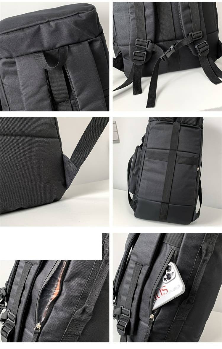 Zaini da trekking di grande capacità, zaini da giorno per esterni, borse da viaggio estetiche con tasche multiple, borsa da campeggio, skateboard e sci | 2C101