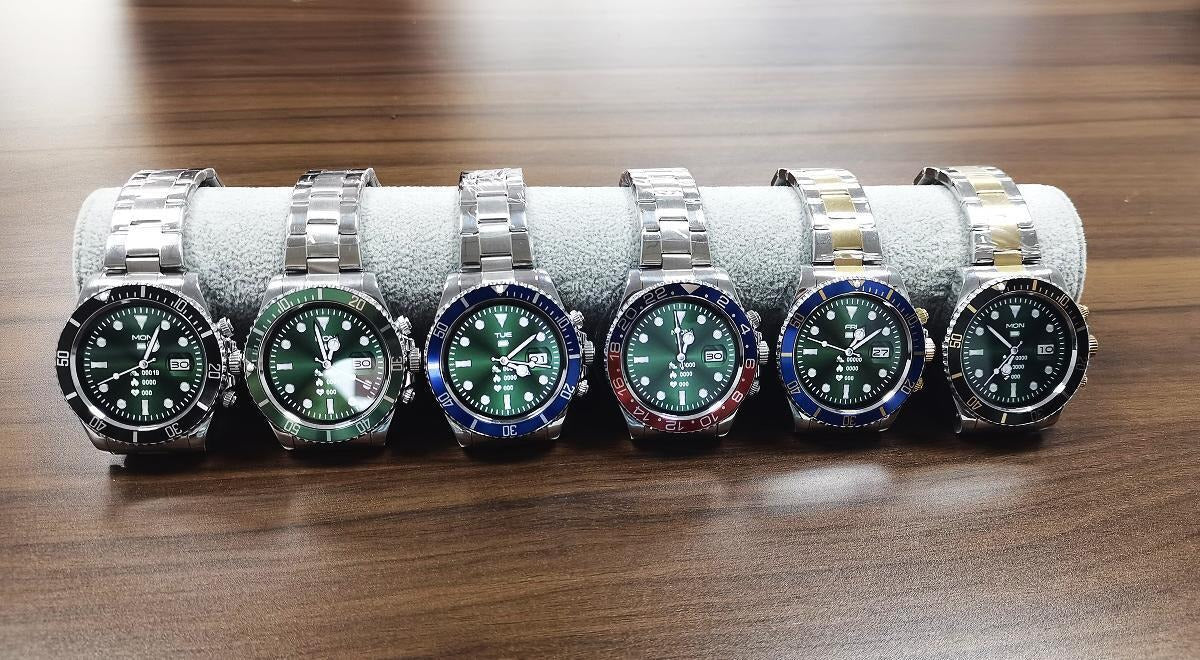 Montre connectée pour homme avec bracelet en acier et appels BT, style Rolex, pour le sport et les affaires | AW-12