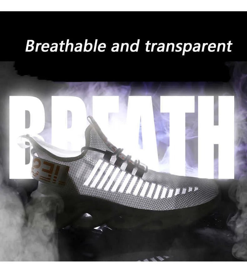 Baskets de marche en tricot respirantes Chaussures de sport légères Baskets de sport basses confortables | G101