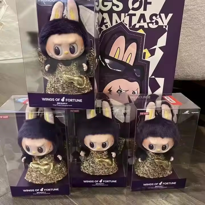 Labubu-Milan Wings of Fortune – Purple Angel Vinyl Plush Pendant Gift Toy | Labubu-milan
