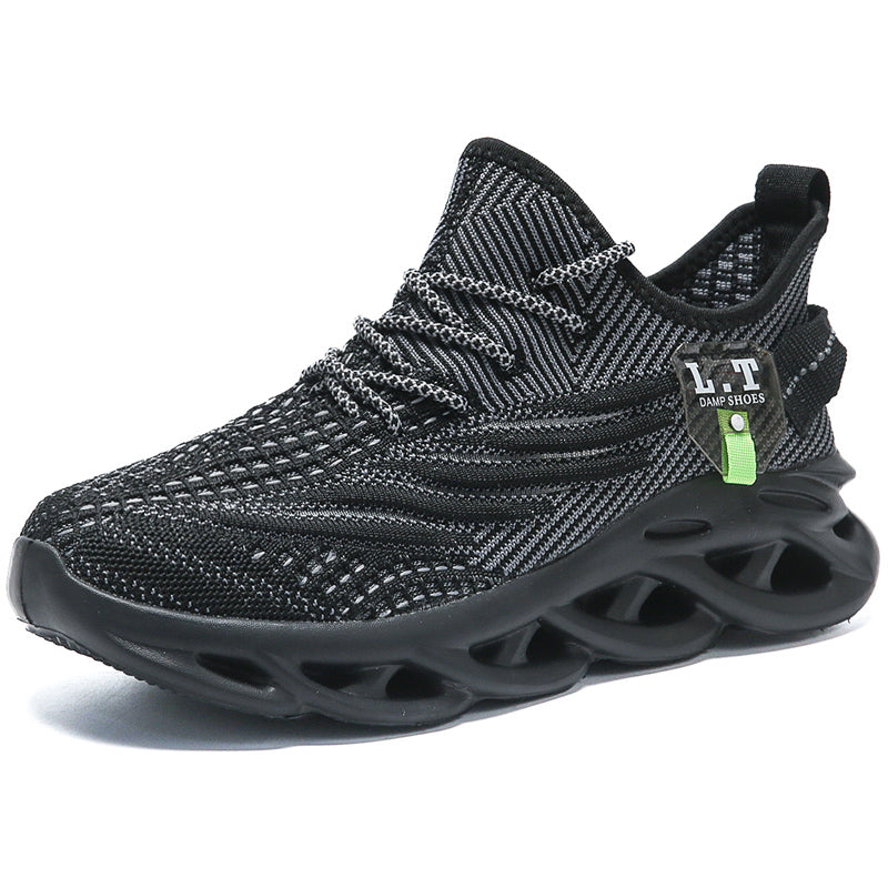 Scarpe da ginnastica sportive da uomo virali TikTok con lacci 2024 alla moda casual con suola intrecciata ultraleggera e testurizzata, scarpe comode | 2206