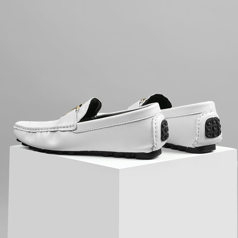 Scarpe in vera pelle di alta qualità, mocassini casual da infilare, scarpe in pelle | H9901