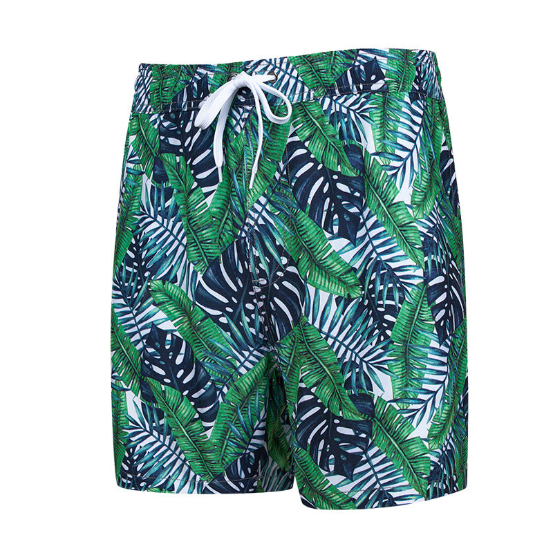 Men's 3D Digital Printing Pocket Shorts Buckle Lapel Summer Shorts | STK