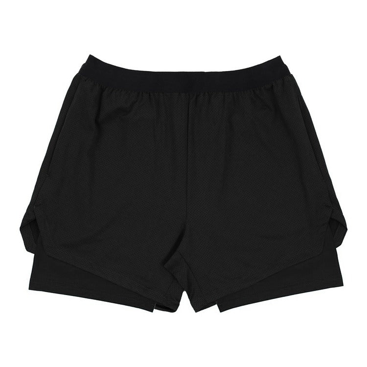 Short de basket-ball respirant à séchage rapide pour homme, short d'entraînement très élastique avec poches intérieures, short de sport | DK45