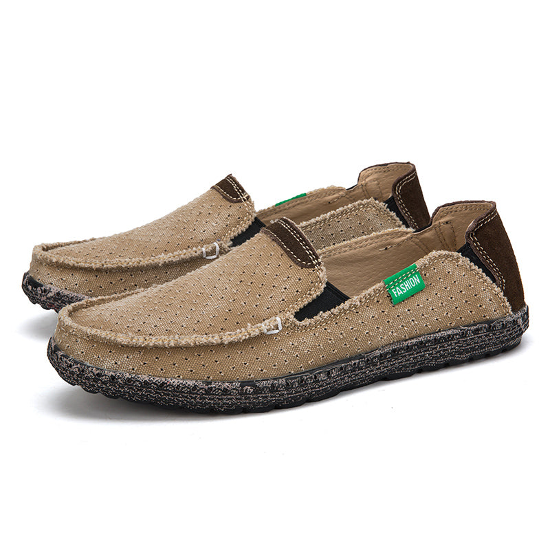 Men’s Plus Size Mesh Sneakers – Lightweight, Slip-On Outdoor Casual Shoes | 8808