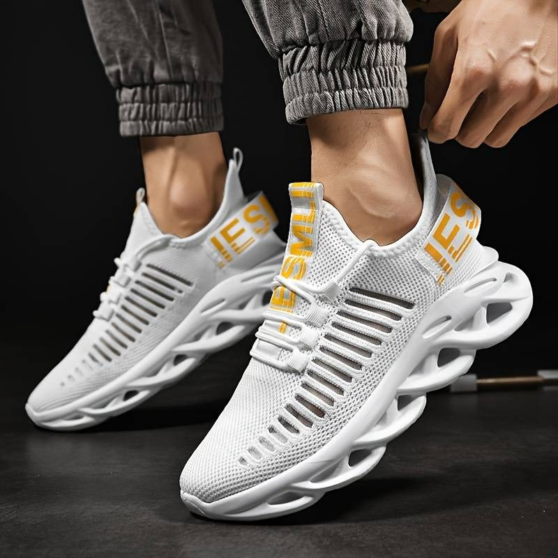 Baskets de marche en tricot respirantes Chaussures de sport légères Baskets de sport basses confortables | G101