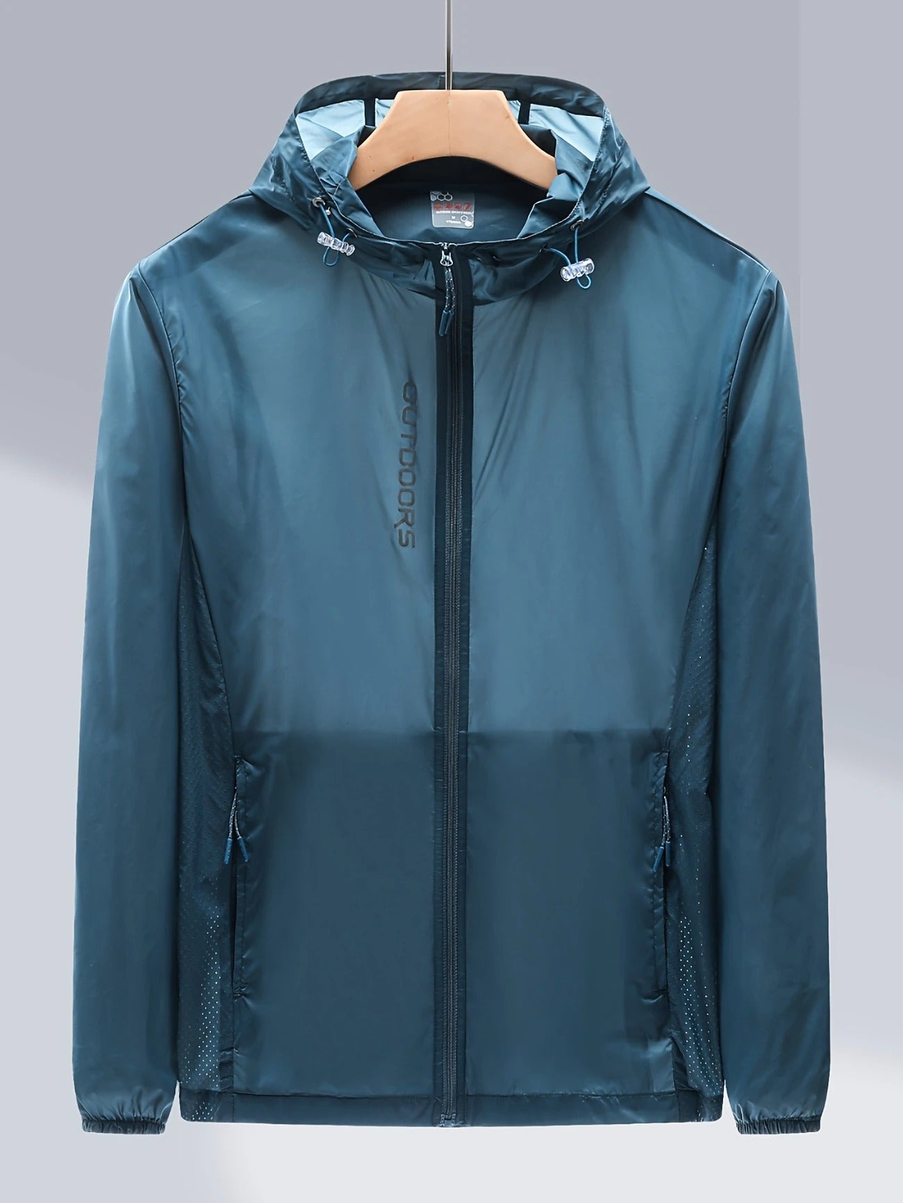 Men's UPF 50+ Sun Hoodie – Lightweight Zip-Up w/ Pockets | Moisture-Wicking & Breathable | 2208