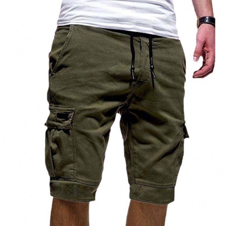 Pantaloni corti sportivi da lavoro con patchwork, casual, estivi, all'aperto | DK-05