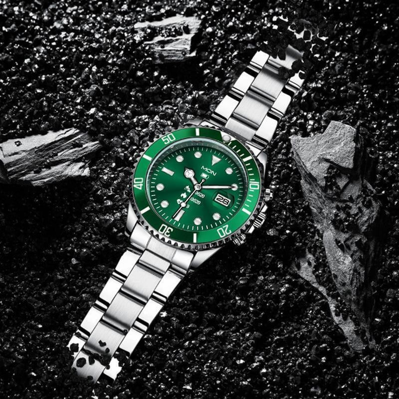 Montre connectée pour homme avec bracelet en acier et appels BT, style Rolex, pour le sport et les affaires | AW-12