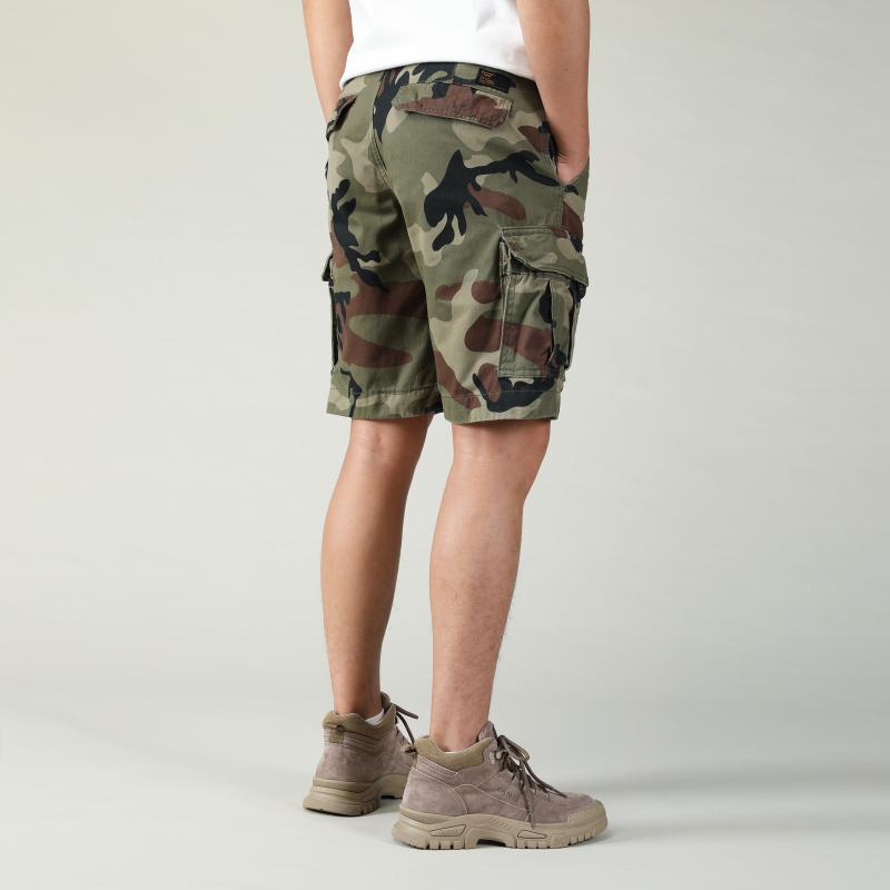 Bermuda Cargo Shorts Uomo Camouflage Multi-Pocket Combat Shorts | 206