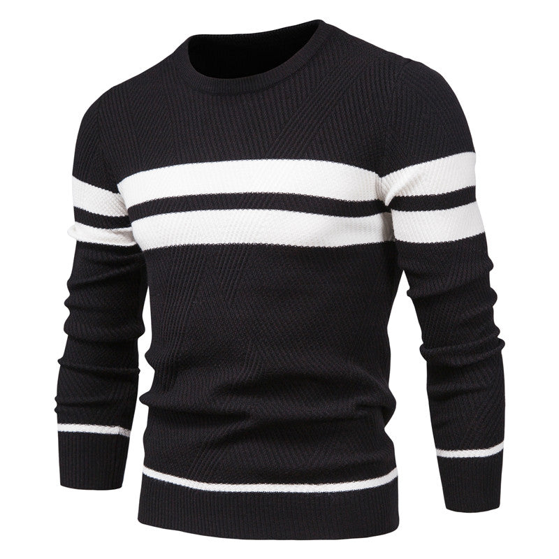 Pull à col rond et manches longues pour homme, coupe ajustée, style décontracté, tendance | 207