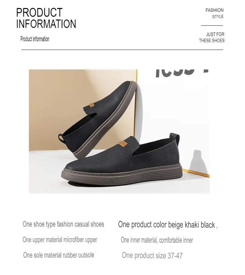 Scarpe da guida in pelle da uomo alla moda Scarpe casual in pelle Mocassini slip-on | 23004