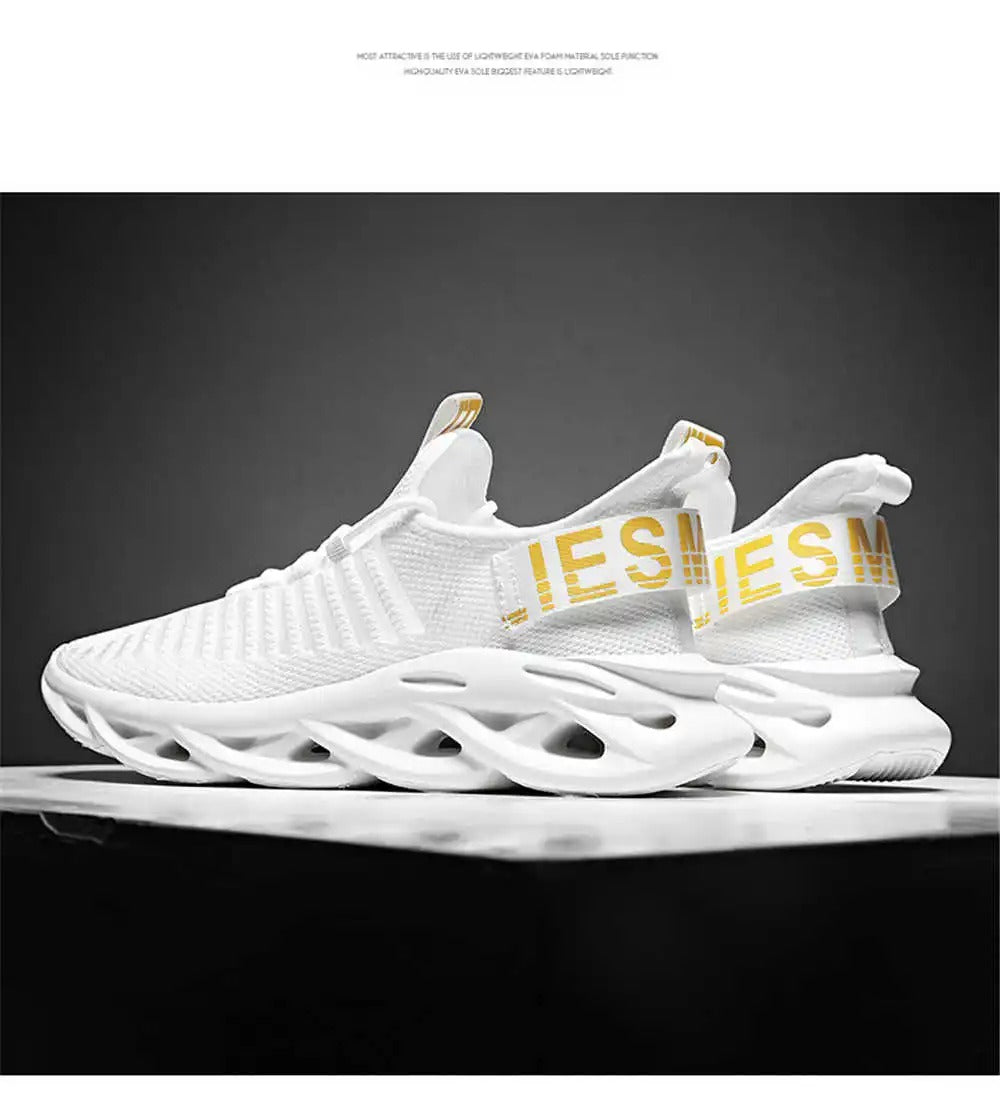 Baskets de marche en tricot respirantes Chaussures de sport légères Baskets de sport basses confortables | G101