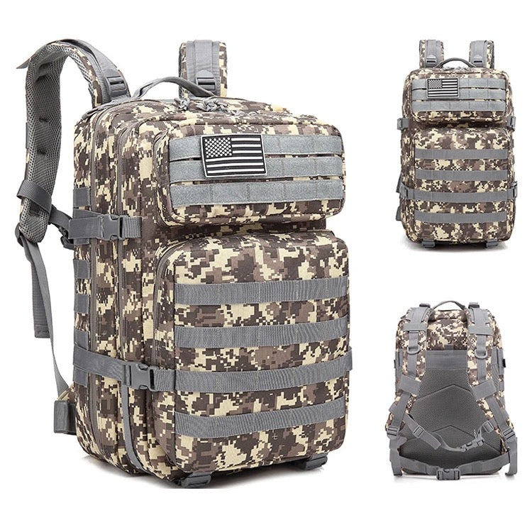 Nouveau sac Molle portable tendance 45L, bagage de voyage en montagne, sac à dos tactique Oxford |
