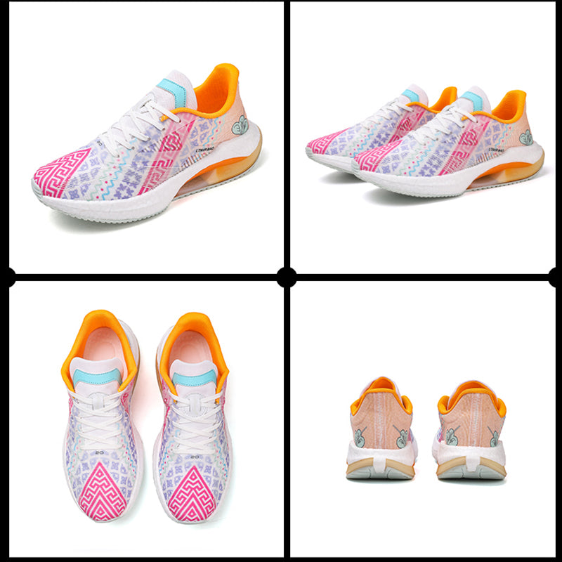 Baskets légères et rembourrées pour hommes, chaussures de course à pied, de sport, élastiques | W2303