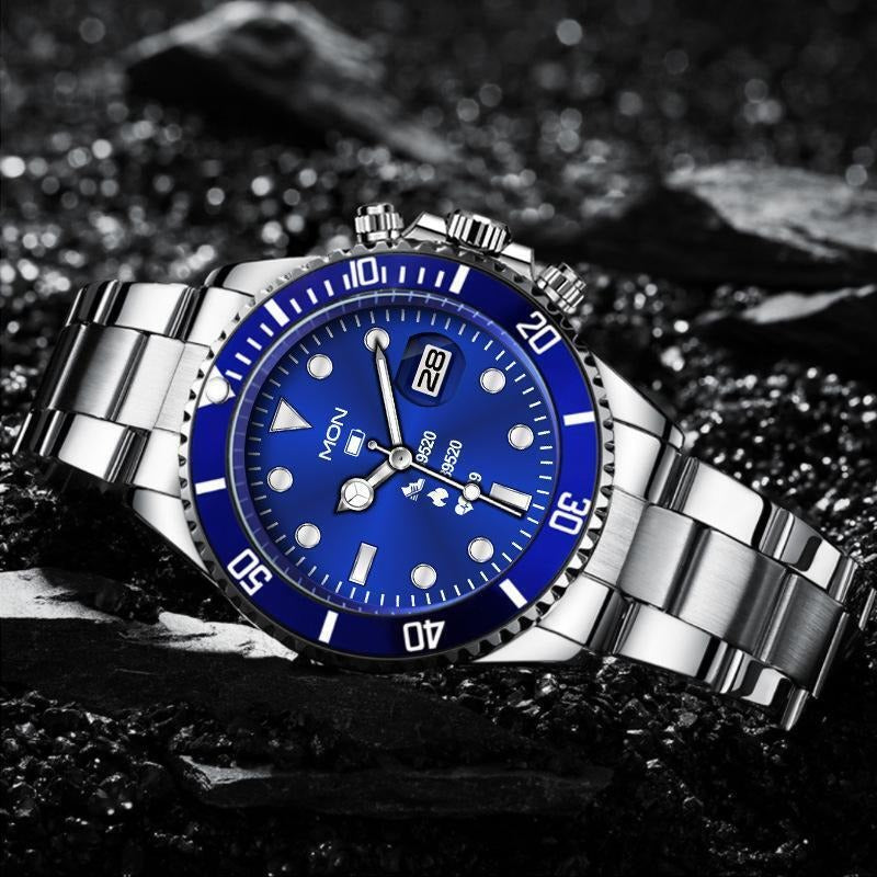 Montre connectée pour homme avec bracelet en acier et appels BT, style Rolex, pour le sport et les affaires | AW-12