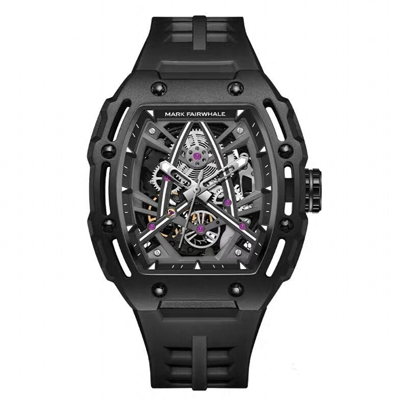 Montre-bracelet mécanique de luxe pour homme, montre automatique étanche en verre saphir | 6650
