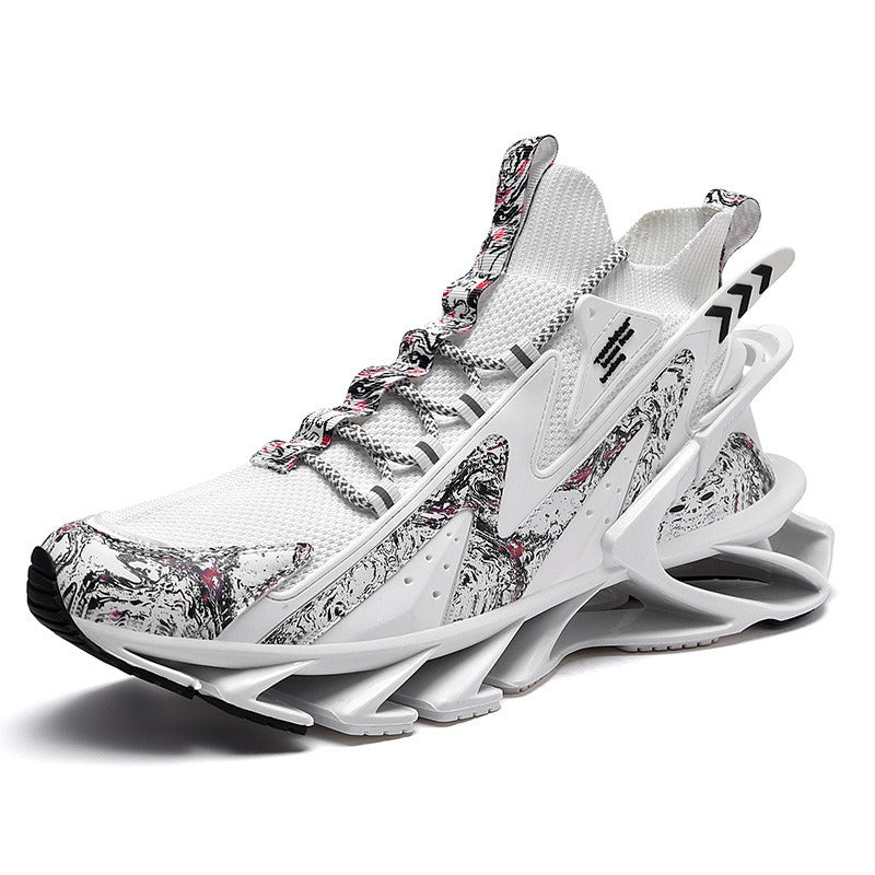 Men's Lightweight Running Sneakers Fashion Casual Flying Woven Trainers Blade Sports Shoes | 1236