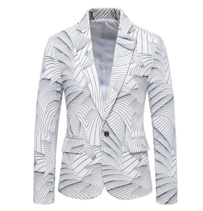 Uomo Casual Classico Elegante Vestibilità Blazer Giacche Abito Un Bottone Leggero Cappotto Giacca | X952