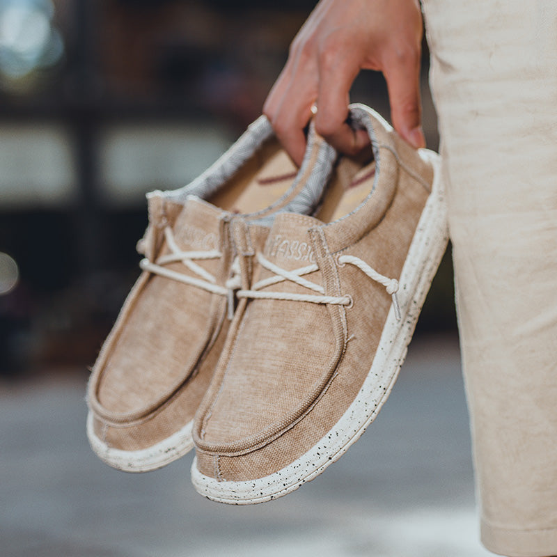 Men's Casual Canvas Shoes – DUDE Style, Slip-Resistant Sneakers for Everyday Wear | 8802