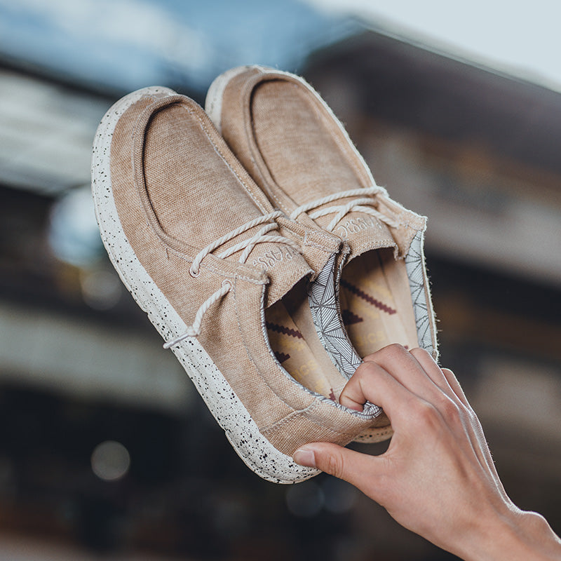 Men's Casual Canvas Shoes – DUDE Style, Slip-Resistant Sneakers for Everyday Wear | 8802