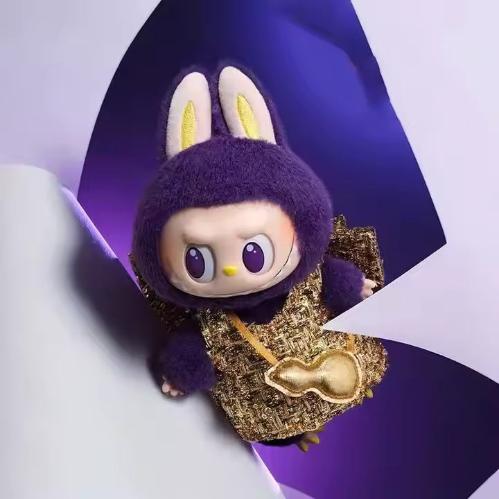 Labubu-Milan Wings of Fortune – Purple Angel Vinyl Plush Pendant Gift Toy | Labubu-milan